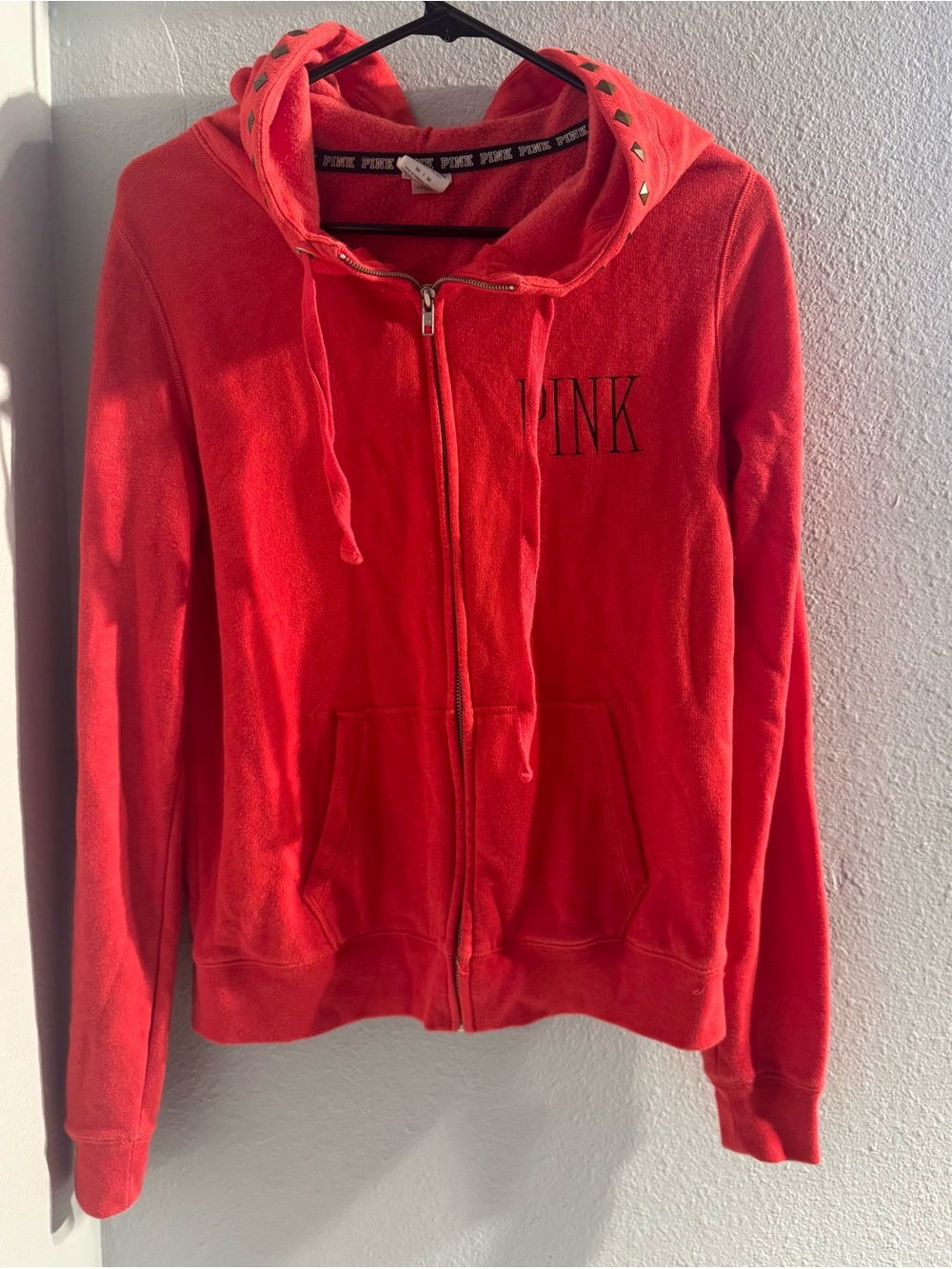 PINK Zip Up Sweater